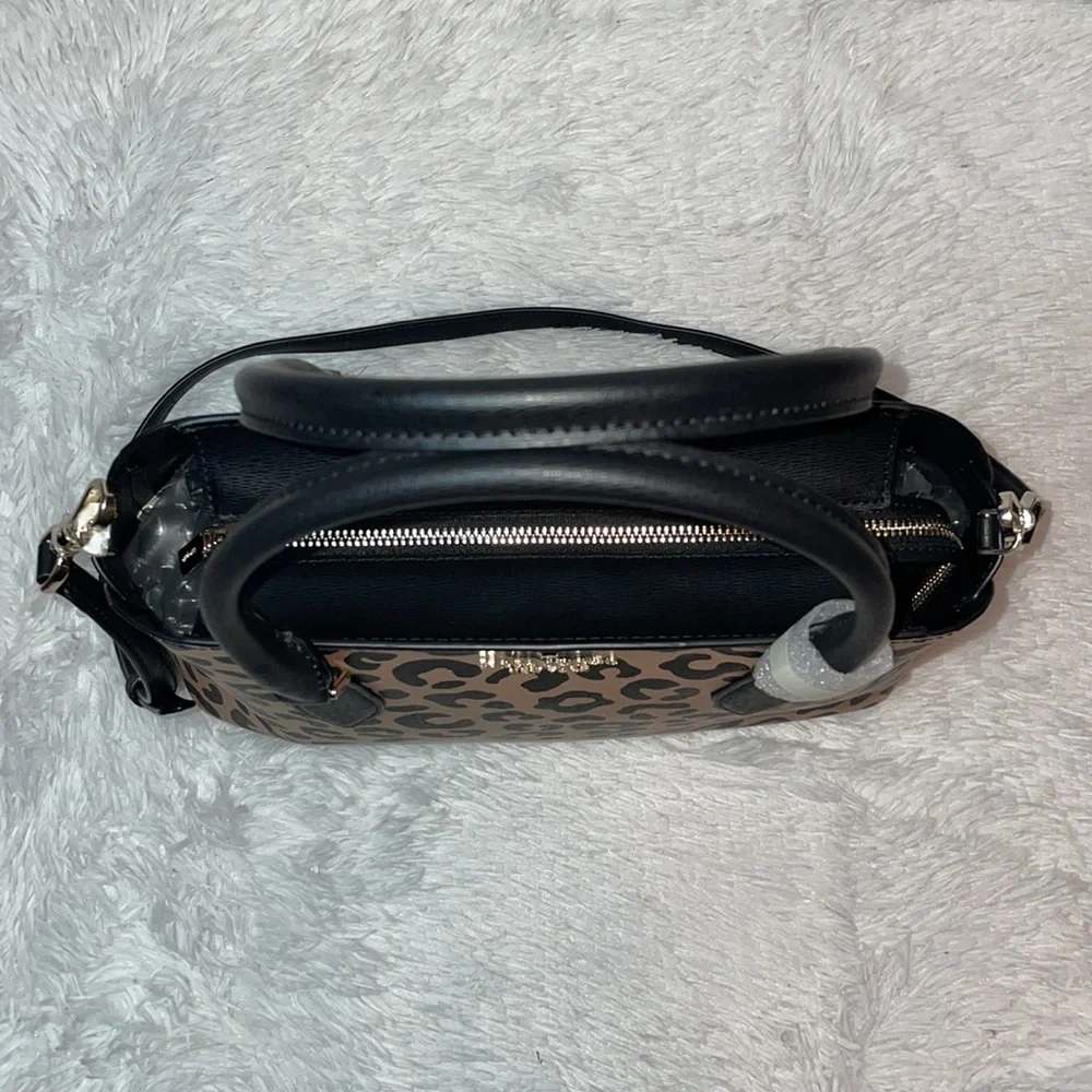 New Kate Spade New York Darcy Leopard Cheetah Large Satchel Shoulder Bag Purse - Picture 17 of 17